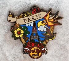 HARD ROCK CAFE PARIS CITY TATTOO SERIES EIFFEL TOWER ROSES & BIRDS PIN # 535634 picture