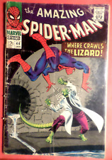 Amazing Spider-man  44 2nd Lizard  Silver Age 1967 Good picture