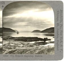 The Majestic Saguenay, Canada--Keystone Stereoview Rare1200 Set #1175 picture