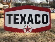 Antique Vintage Old Style Texaco Motor Oil Sign picture