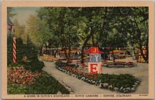c1950s DENVER, Colorado Postcard ELITCH GARDENS 