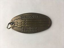 Vintage Chevrolet Commitment to Excellence Brass 