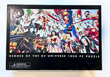 1999 Warner Brothers DC Comics Heroes Of The DC Universe 1000 Pc Puzzle WB Store picture
