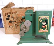 Rare Vintage 1934 Keystone E-18 Mickey Mouse Movie Projector with Box picture
