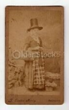Mother Goose Fairy Tale Costume Antique CDV Photo by J. Lendon Berry of Aberdare picture