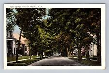 Medina NY-New York, West Center Street, Antique, Vintage Souvenir Postcard picture