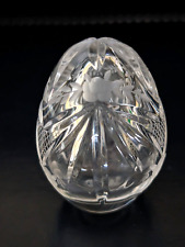 Faberge Crystal Egg  Rare Floral and Shining Star design  Signed  Numbered #1230 picture