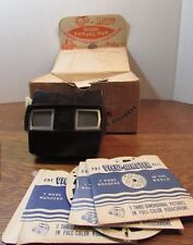 Vintage sawyers  Viewmaster Travel-pac w/shipping box/10 disney reels  picture