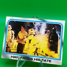 1980 Topps Star Wars The Empire Strikes Back Han Faces His Fate Card #202 picture