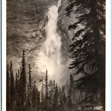 c1910s Takakkaw Falls British Columbia RPPC Yoho National Park Real Photo PC A92 picture