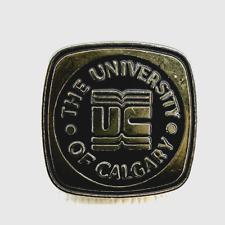 Vintage Lapel Pin College University Of Calgary Canada Metal Collectible Hat Tac picture