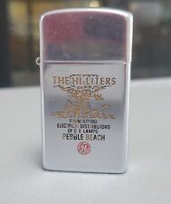 ZIPPO GENERAL ELECTRIC LAMPS PEBBLE BEACH SLIM LIGHTER picture
