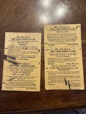 1939 World's Fair Tickets (2) picture