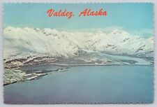 Valdez Alaska, Prince William Sound, Chugach Mountains, Vintage Postcard picture