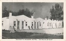 (PC) DUCKEY'S MODERN MOTEL, ROUTE 34 EAST, ALBIA IOWA POSTCARD pg5-319  picture