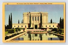 Postcard Arizona Mesa AZ Latter Day Saints Mormon Temple 1954 Posted Linen picture