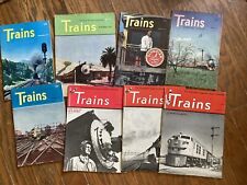 LOT OF VINTAGE “TRAIN”  MAGAZINES -1946-1949 ISSUES picture