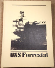Nice Vintage 1979 1980 USS Forrestal Mediterranean Deployment Hardcover Book picture