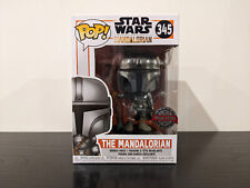Funko Pop The Mandalorian FULL CHROME FIRST EDITION ERROR Special Edition 345 picture