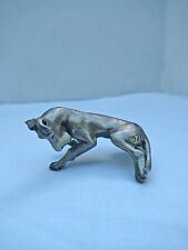 Great Dane Pewter Sculpture Figurine, Virginia Perry Gardiner Puppy On Back picture