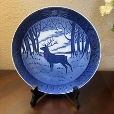 Vintage 1960 Royal Copenhagen “the Stag” annual Christmas collection plate picture