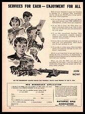 1959 NRA National Rifle Association Membership Application Form Vintage Print Ad picture