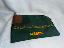 VTG Maryland National Bank M6800 Arco Lock 7 Rifkin Co Locking Bank Bag W/ Key picture