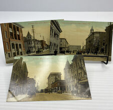 Cashman Sign 1920s Buggy Street view Bulb Street Lights Lot of 3 Postcard Set 23 picture
