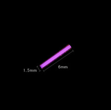 1PC. 1.5X6mm Tube 25 Years Life 3H Luminescence Available in Multiple Colors picture