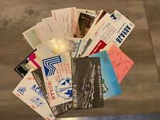 Vintage Lot of 80+  QSL SQL Cards Postcards Ham Tube Radio Mixed Group picture