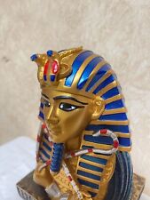 Unique ANCIENT EGYPTIAN Statue King Tutankhamun head of hard stone 6.5in 0.5KBC picture
