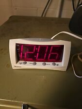 Vintage Westclox Alarm Clock Model 66711, 9 volt Battery Backup (NOT Included) picture