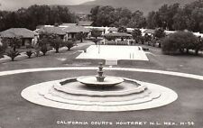 RPPC Postcard California Courts Monterey Mexico picture