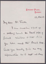 ROBERT BADEN-POWELL - AUTOGRAPH LETTER SIGNED 11/12/1913 picture
