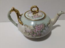 Antique J.P.L. Limoges Teapot Porcelain J Pouyat France picture