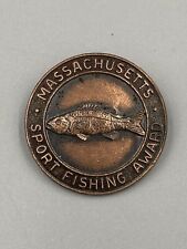 VINTAGE 1970 SPORTS FISHING AWARD ASSOCIATION MASSACHUSETTS 3 LBS 12 OZ picture