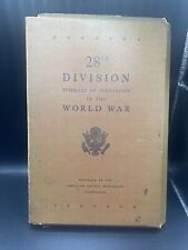 28th Division Summary Of Operations In The World War, Unit History WWI picture