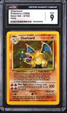 1999 Pokemon Base Set 4 Charizard Holo Rare Pokemon TCG Card CGC 9 picture
