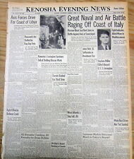 Lot of 10 WW II US newspapers between 1939-1945 with coverage of WORLD WAR TWO picture