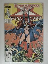 X-Factor #37, vol 1 - (1988) - Direct - Inferno - Marvel Comics - FN/VF picture