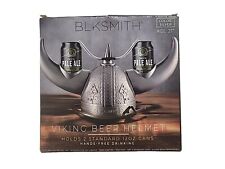 BLKSMITH Viking Beer Helmet 2 Can DRINKING Hat Party New Open Box picture