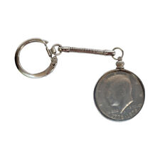 Vintage $.50 Kennedy half dollar coin bezel keychains coin not included picture