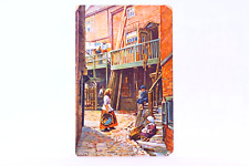 Tuck & Sons Postcard Fisher Studies Argument Court Whitby Fishing Village picture