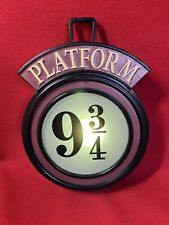 Harry Potter Train Platform 9 3/4 Station Sign Light - 5”x7” -Batteries Included picture