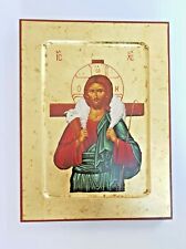 Greek Russian Orthodox Byzantine Lithography Icon Good Shepherd  18x23cm picture