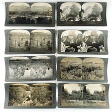 Utah Stereoview Lot of 8 Mountain Canyon Stereoscopic Photo Starter Set C1801 picture