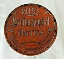 Vintage Reed's Butter Scotch Patties Advertising Tin picture