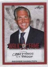 2017 Leaf Pop Century National Convention Proofs Red 1/1 George Hamilton 0q0 picture