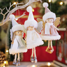Christmas Angel Ornament Tree Wing Charm Annual Snow Doll Girl Snow New Life picture
