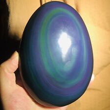 1.6lb Natural Boutique Rare Rainbow Eye Obsidian Quartz Crystal Mineral Gemstone picture